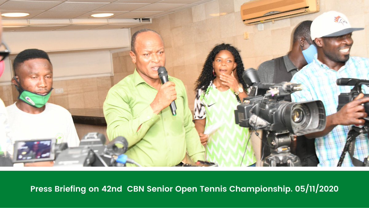 cenbank's tweet photo. CBN urges Nigerian youth to take advantage of the Bank’s intervention programmes to enhance the quality of their lives

Over 250 players expected at 2020 CBN Senior Tennis Tournament

#CBNSeniorOpenTennisChampionship2020 https://t.co/E5lHxKWXOe