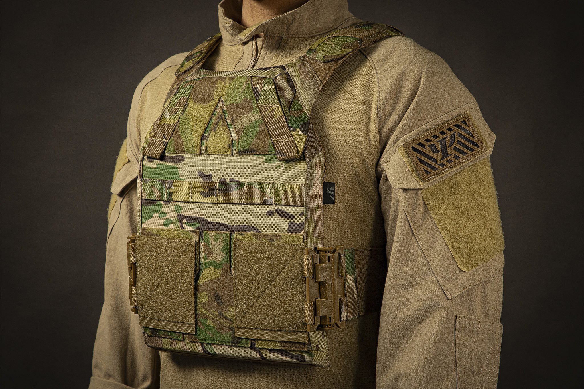 PSIGEAR Elastic Cummerbund Quick Release Buckle Belt for Tactical MPCS Vest 