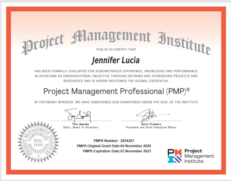 This journey not only developed my business acumen, but it also strengthened my grit, perseverance, and humility. I'm proud that I earned my #PMP from <a href="/PMInstitute/">PMI</a>! 
 #projectmanagement 🎉#LeadershipDevelopment 🎉