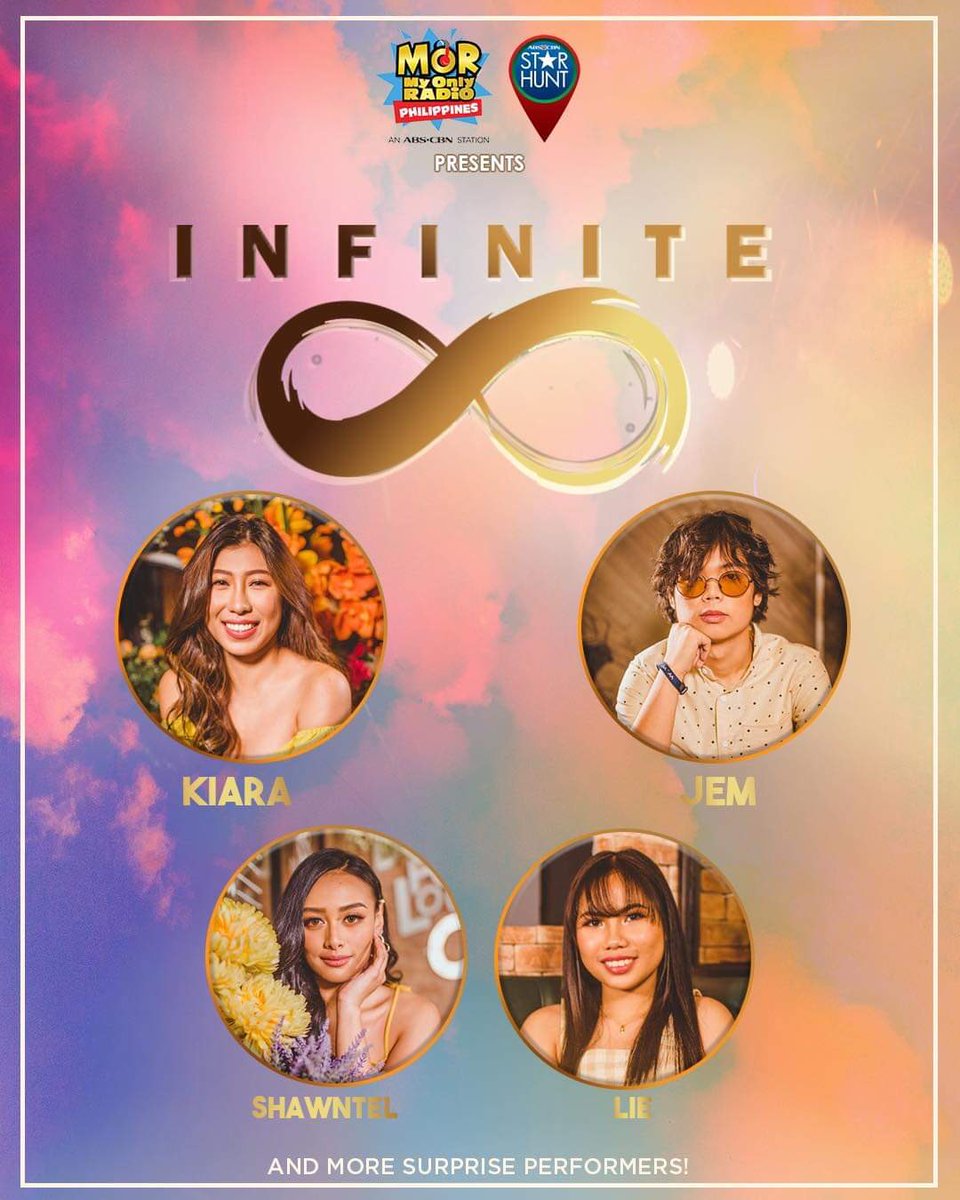 KaMORkada! Gising pa ba kayo? Get ready for one big get together! MOR Philippines and Star Hunt present: Infinite a Digital Concert! Featuring <a href="/_kiatakahashi/">Kiara Takahashi</a> <a href="/Jemmacatuns/">jemmacatuns</a> <a href="/iamshawntelcruz/">shawnty 🦋</a> @itsmeangelieofc and many more! #SOON! #InfiniteDigiCon
