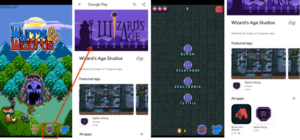 Whelp, the sleuths at google play have done it again.

They've caught us red-handed for 'Deceptive Advertising'.

...for Pretending to be 'Wizard's Age Studios'.  👀

Someone please send help.

#indiedev #arewenothuman #gamedev #devlife #indieproblems #indiegame