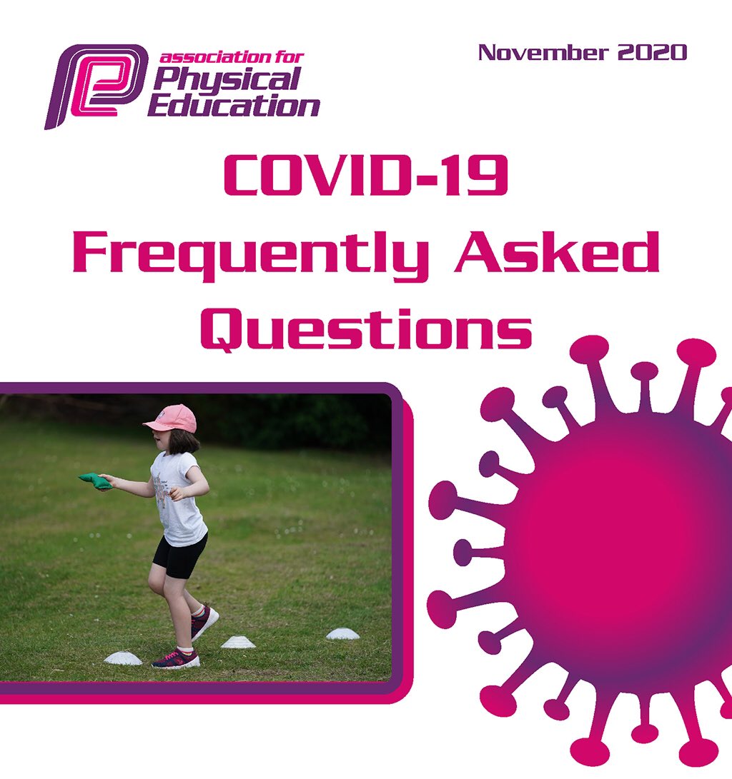 ⚠️ New Covid-19 #FAQs to support the #PESSPA sector ⚠️

Download a copy ⤵️
afpe.org.uk/physical-educa…

We hope you find them helpful, clear and consise 👍