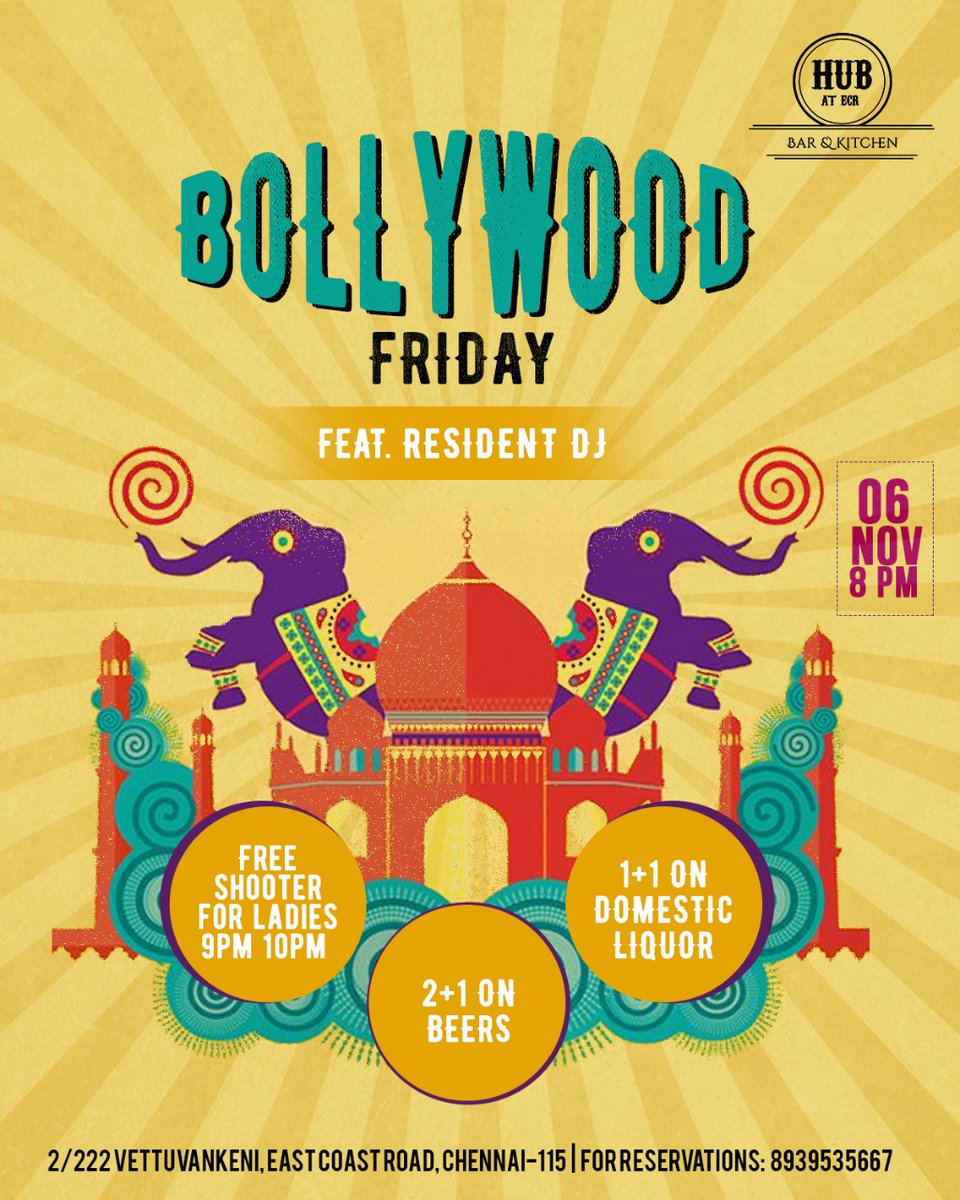 hubatecr's tweet photo. We are back ! See you all Tomorrow night for some desi moments, Call for guest list -8939535667 #chennainightlife #offers #bollywoodnights #hubatecr https://t.co/HgOok9z9sC