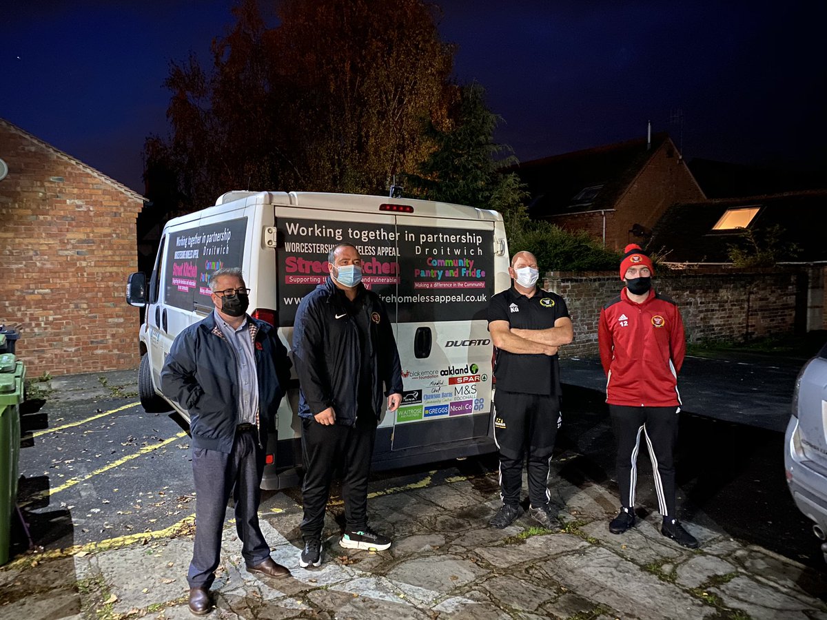 We’re proud to have made our annual donation to the Worcestershire Homeless Appeal, with players and managers clubbing together to provide food and clothing for those living rough on the streets of Worcester ❤️💛