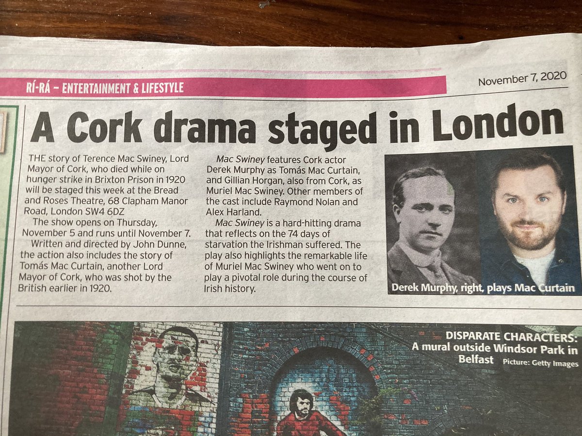 DerekMMurphy's tweet photo. Thanks for the write up @theirishpost We've been postponed until December but don't worry we'll be back with plenty of Cork Drama for ya then! (Will ya look at my wee ickle face there now๐) #actorslife #theatre #irish #stage #actor #theirishpost #arts https://t.co/6ZDQ4yodAo