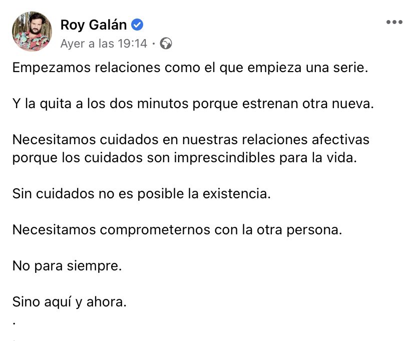 MacaMorillo's tweet photo. #roygalan 📝 https://t.co/Recu2NqmkF