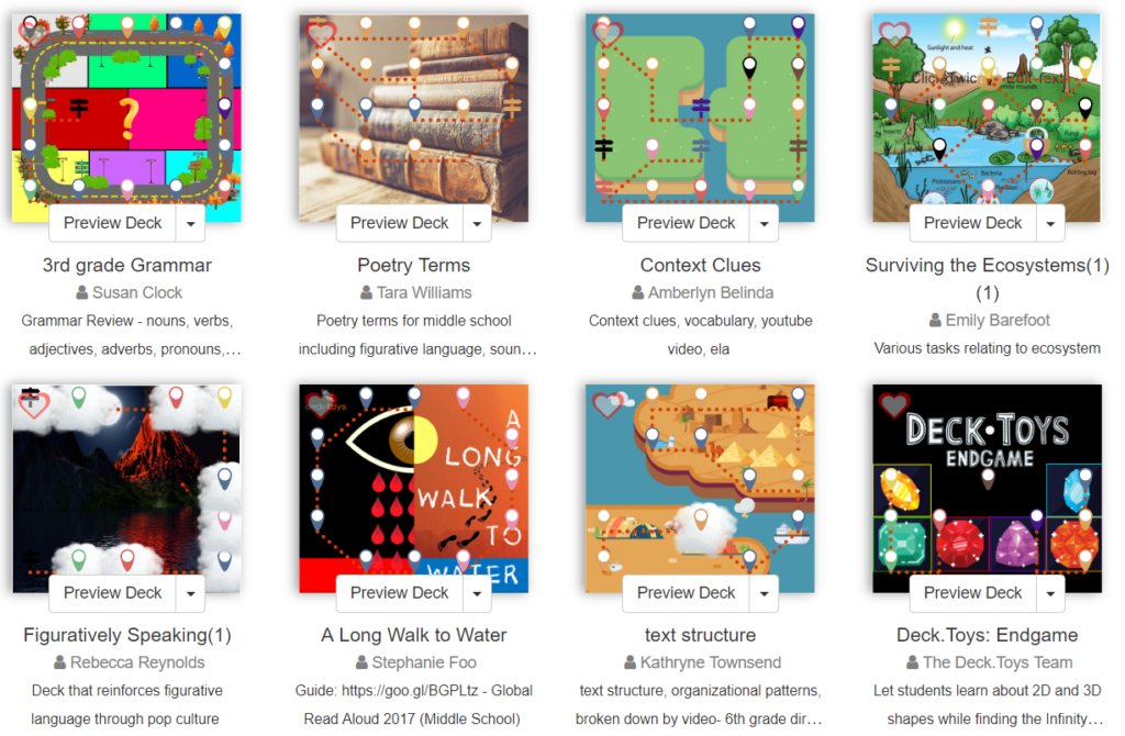 TCEA's tweet photo. Need a way to make learning interactive for #K12 remote learners? Give @DeckToys a try. You can create exciting knowledge paths for your content. 

https://t.co/Wy7HUzbCzp @mguhlin #remotelearning #edtech #teachertwitter https://t.co/wi9Xu41dTb