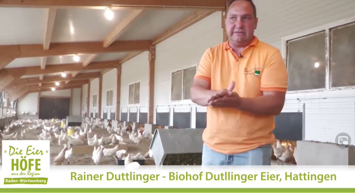 bioland_de's tweet photo. Was macht eigentlich einen Legehennenbetrieb zum #Bioland-Betrieb? Rainer vom Eierhof Duttlinger erklärt's: https://t.co/wISSR9dlvM  #bioeier #bioei #vollereinsatzfürdasbeste https://t.co/WM0tzXGqOe