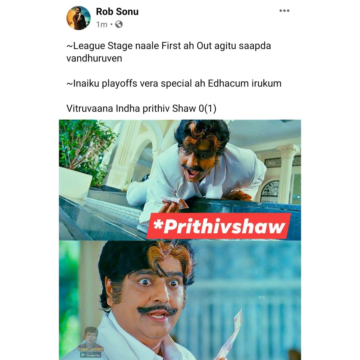 Rob__Sonu's tweet photo. #MIvDC 🤣🤣🤣
#IPL2020 #Dream11IPL #DelhiCapitals https://t.co/avMjjcjq8m