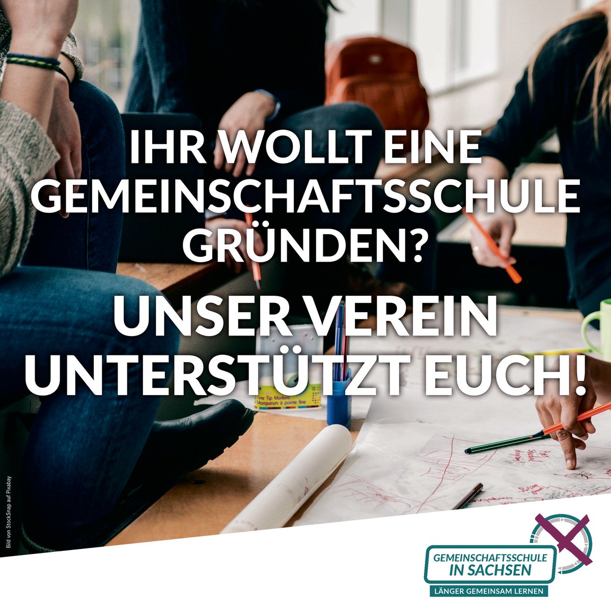 Für uns beginnt eine neue Phase: Mit neuem Vorstand wollen wir Initiativen unterstützen, die das längere gemeinsame Lernen angehen.
❓ Ihr wollt eine Gemeinschaftsschule gründen und braucht Hilfe? Schreibt uns: kontakt@gemeinschaftsschule-in-sachsen.de
👉 bit.ly/365z6ih