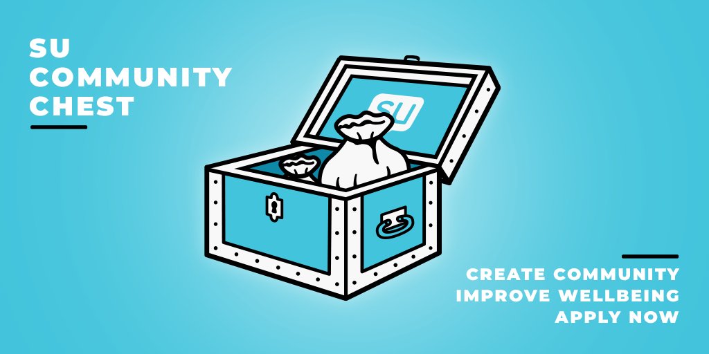 ❕ APPLY NOW ❕

We are pleased to announce the launch of the SU Community Chest 💰

This fund has been set up to support student led initiatives at Cardiff Met, around student community and positive wellbeing.🌎😍

Do you have an idea for a project? 💡

ow.ly/EDjd50CcwDa