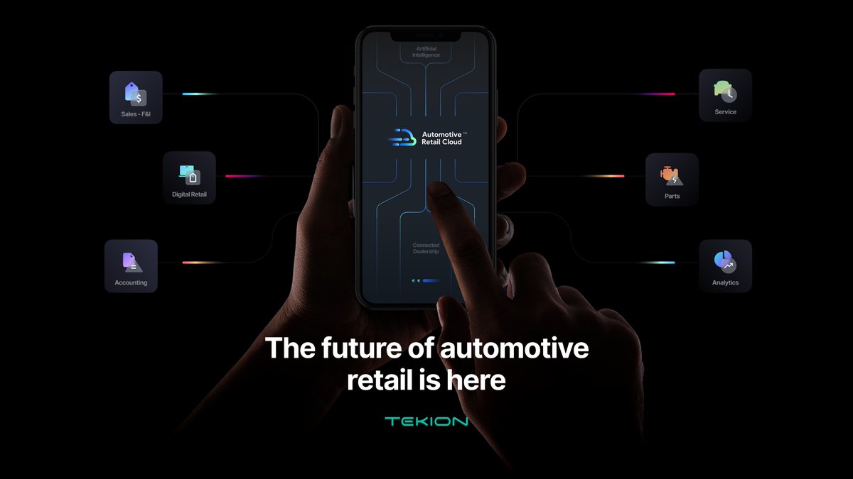 tekioncorp's tweet photo. Unlock limitless opportunities for your dealership. Personalized machine learning algorithms give you an edge to sell more and provide the best experiences while saving money and improving customer loyalty. https://t.co/ijmtGaEAtX 
#automotiveretail #notyouraveragedms https://t.co/yNTYByHuVB