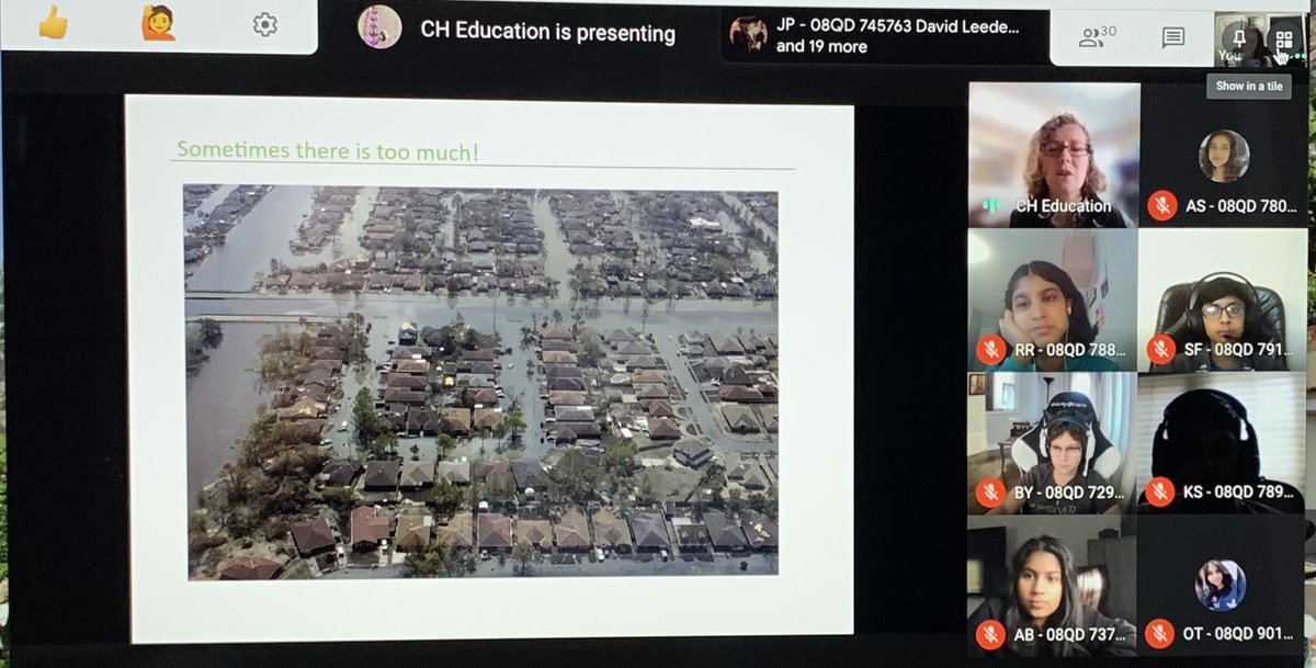 QuinlansCorner's tweet photo. Thank you @ConservHalton for the virtual field trip today. Our @DLMS_MS online students loved learning about dams, flood plains and reduction, flood warning systems and stormwater ponds. Thank you for including areas close to our school as part of your tour. https://t.co/s1twR2hHYF