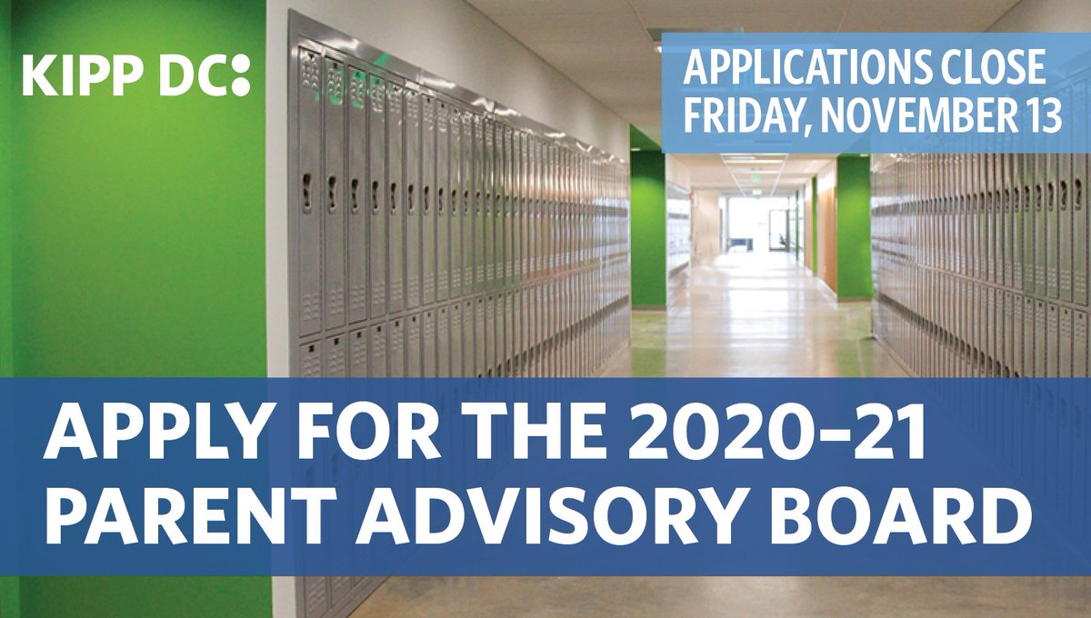 KIPP_DC's tweet image. The Parent Advisory Board: Meet monthly across campuses for input on new and existing #KIPPDC policies, projects, and outreach to collaboratively support the students and families of our communities.

🖊 Apply today: bit.ly/2RakCFP