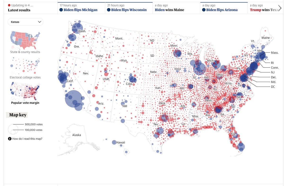 Whatever the political outcome, cartography has been a real winner this election.For the first time I feel that interactive maps have become as seamless as reading print.As the last votes are counted, here's my highlights. 1/6