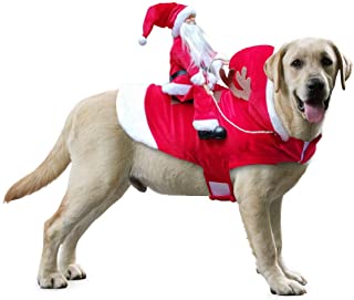 DogShitYouWant's tweet photo. Dog Christmas Outfit, Dog Christmas Costume Suit With Santa Claus Riding On Dog Pet Cat Santa Christmas Dog Clothes For Small Large Dogs Cats https://t.co/KYgL7um4tF #christmas2020 #dogcoat #christmasjumper #dogsoftwitter https://t.co/a7Jce43vVU
