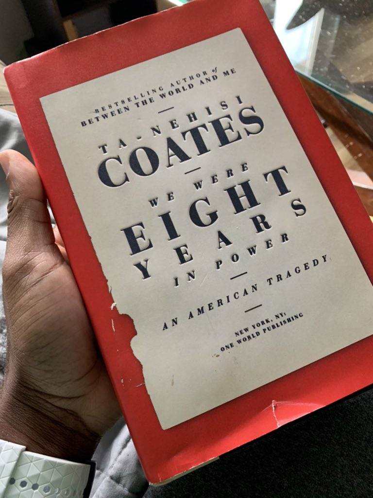 TravisNyquill's tweet photo. Big S/O to the man @ShakaHislop who is currently reading the same book i am for my man @Newmansa94 fight camp #TanehishiCoates #WeWereEightYearsInPower @ESPNFC #RedCardAgainstRasicm https://t.co/Aj28T9iZW9
