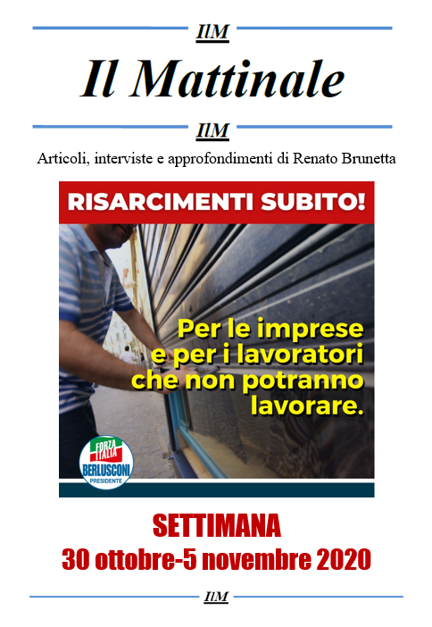 IlMattinale's tweet photo. #ILMATTINALE 

Articoli, interviste e approfondimenti a cura di 
@renatobrunetta (30 ottobre-5 novembre 2020)

LEGGI QUI ➡️ https://t.co/sd44wFHC85 https://t.co/zDo1bdFlz4