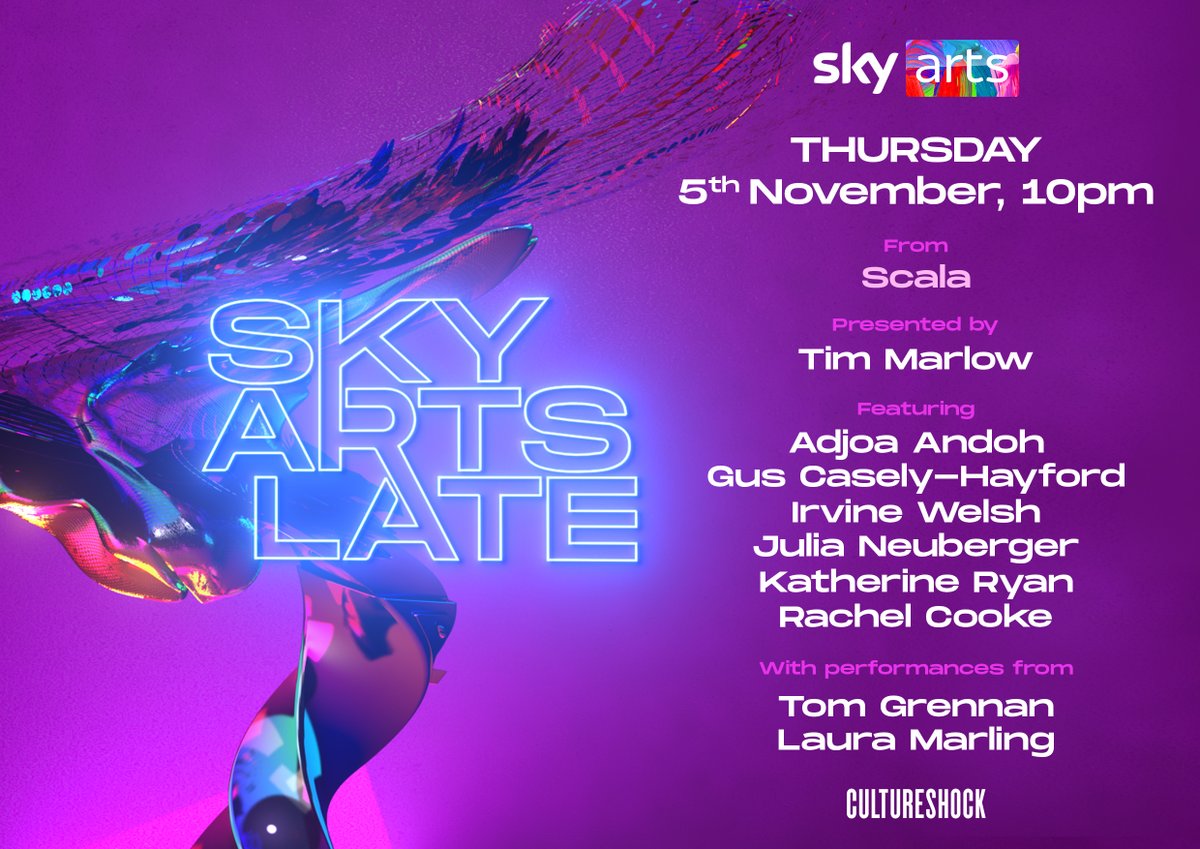 if you want to join some fine minds discussing important things! a must watch <a href="/skyarts/">Sky Arts Awards</a>late @skyarts Tonight we look at OFFENCE and how does the political correctness limit our Art and Culture <a href="/IrvineWelsh/">Irvine Welsh</a> <a href="/Kathbum/">Katherine Ryan</a> <a href="/andoh_adjoa/">Adjoa Andoh</a> <a href="/tomgrennan/">Thomas Grennan</a> <a href="/lauramarlinghq/">Laura Marling</a>  <a href="/cultureshockit/">Cultureshock</a>