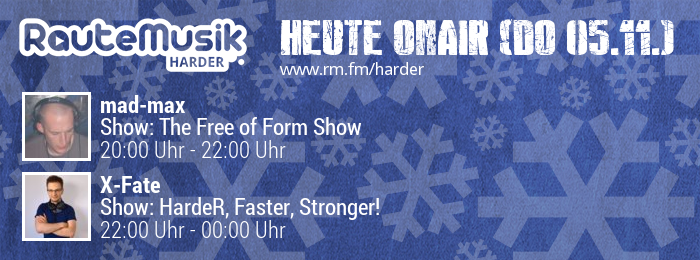 HardeR_RM's tweet photo. Heute ist es mal wieder Zeit für eine kleine Ankündigung!
4 Stunden Programm am Stück bieten wir Dir heute und es wird von #Freeform über #Hardstyle und #Hardcore bis hin zu #Frenchcore alles dabei sein.
Für dich heute an den Decks: mad-max &amp; X-Fate
#webradio #rautemusik #Live https://t.co/xNsVzVhiKO
