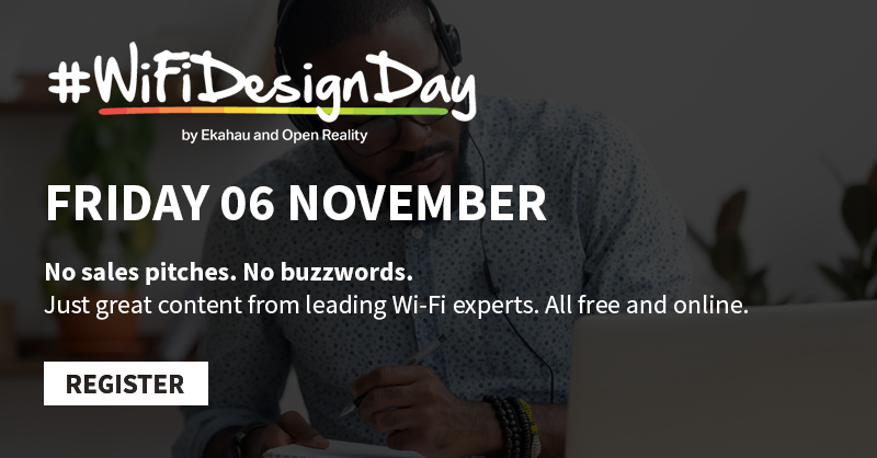 OpenRealityUK's tweet photo. It's your last chance to register and join @KeithRParsons @MackenzieWiFi @MacDeryng @MattStarling @cjburke90 @matthewwenham @JimVajda @anssi_ekahau @karanghz and more tomorrow at #WiFiDesignDay!
https://t.co/AiLuFYByK4 https://t.co/sDOWjD5A1F