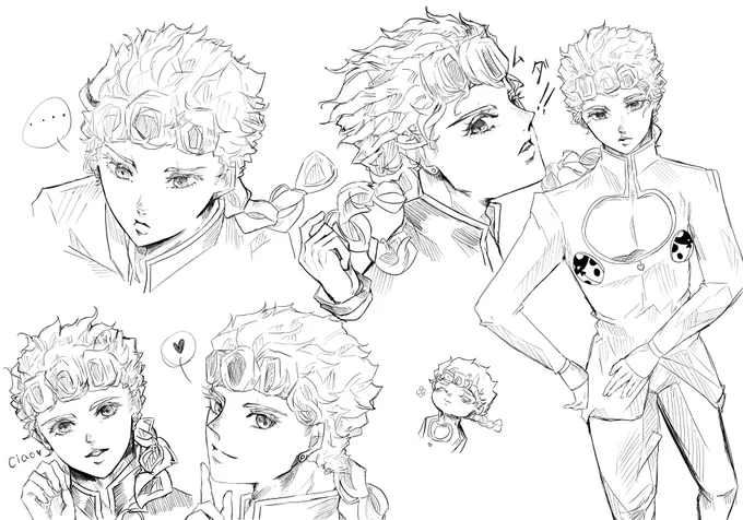 落書きジョルノ。
描けない辛い、、。 