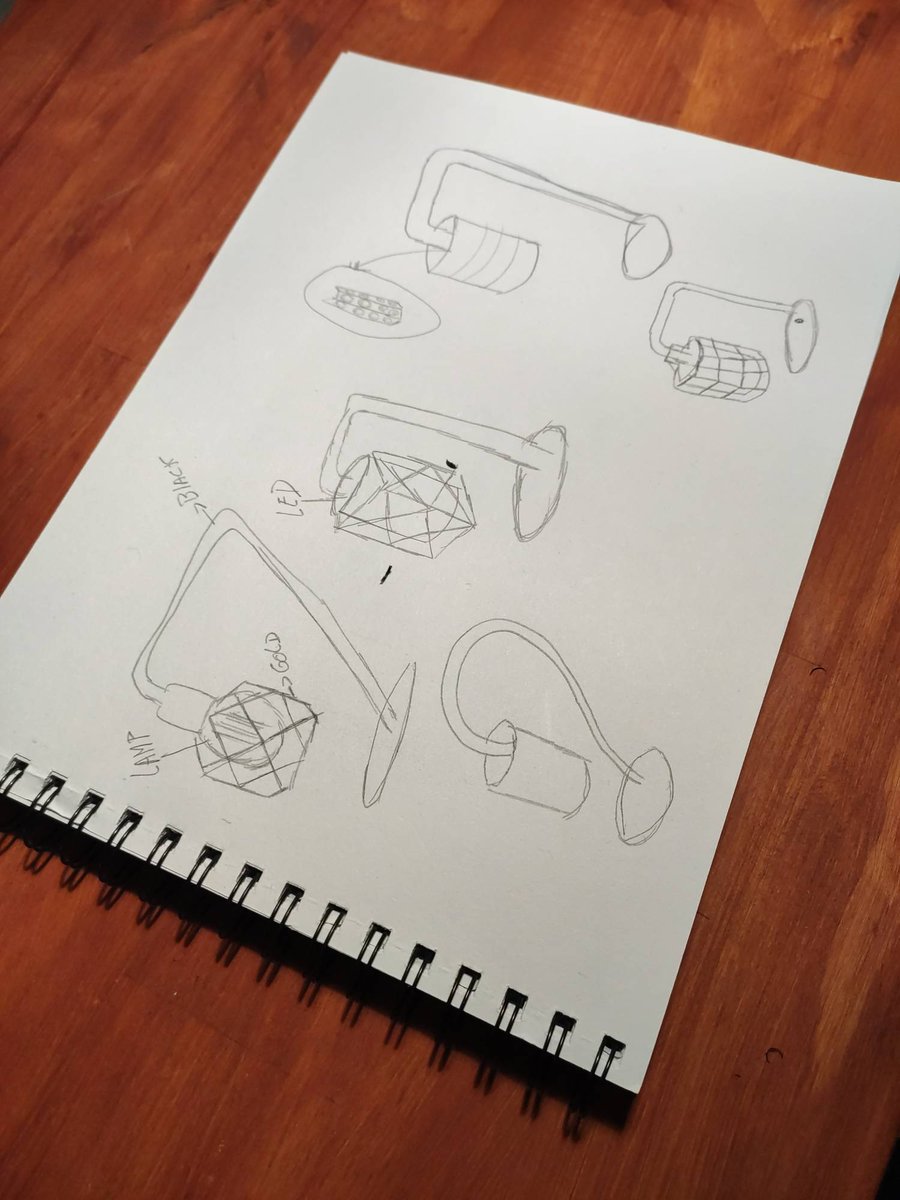 dowatt_'s tweet photo. Ok... Antes de começar a trabalhar no Fusion 360 estive aqui a fazer uns esboços para os meus futuros candeeiros. Vamos lá a ver como é que vão ficar.

#lamp #dowatt #diy #3dprinter #setup #fusion360 https://t.co/4RjbZmd1VX