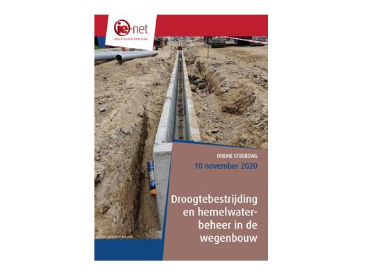 Webinar over droogtebestrijding en hemelwaterbeheer in de wegenbouw op 10 november
Initiatief van <a href="/ienet_be/">ie-net ingenieurs</a> 
 wegenbouw.be/nieuws/8485/we…