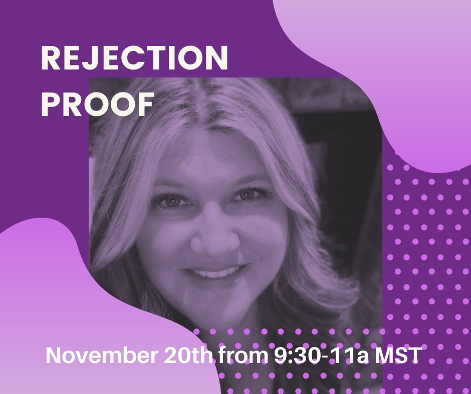 Make sure you are registered for the November event Rejection Proof! - mailchi.mp/4e7a4a9a6452/i…