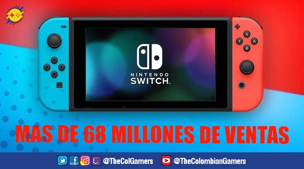 TheColGamers's tweet photo. #NintendoSwitch se acerca a los 70 millones de #consolas vendidas

https://t.co/PuscfmuFlo https://t.co/c7n17TL7ov