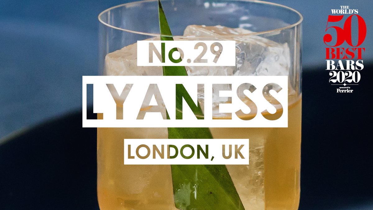 50BestBars's tweet photo. Show your love in likes for Lyaness in #London, which is No.29 in The World’s 50 Best Bars. #UK #Worlds50BestBars @Lyanessbar @MrLyan https://t.co/Had2XbDkEv