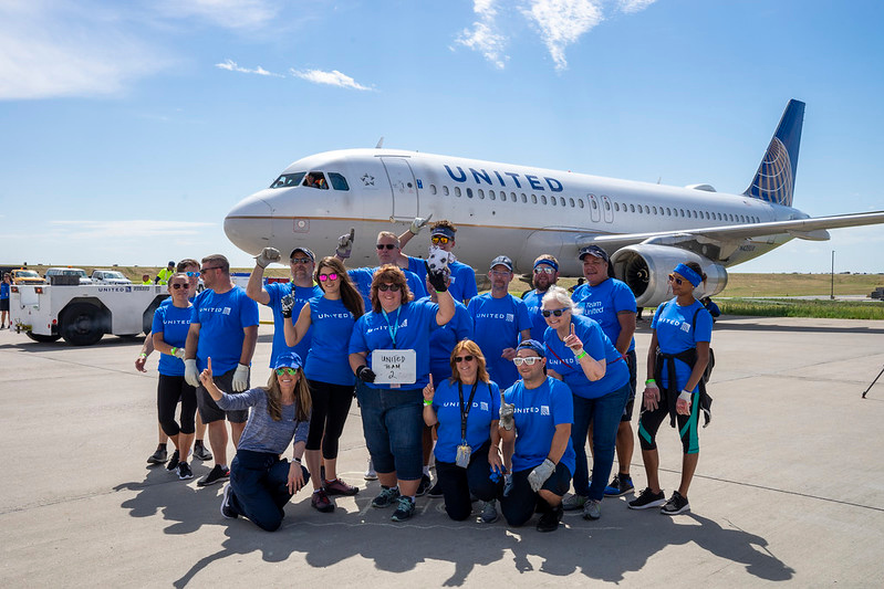 SpecOlympicsCO's tweet photo. We're very grateful for our friends at @United! 

United supports Special Olympics CO year-round as an Annual Partner. We can always count on United to plunge into icy waters or test their strength pulling a plane! 

#annualpartner #communitypartner https://t.co/4xyGFN0sm2