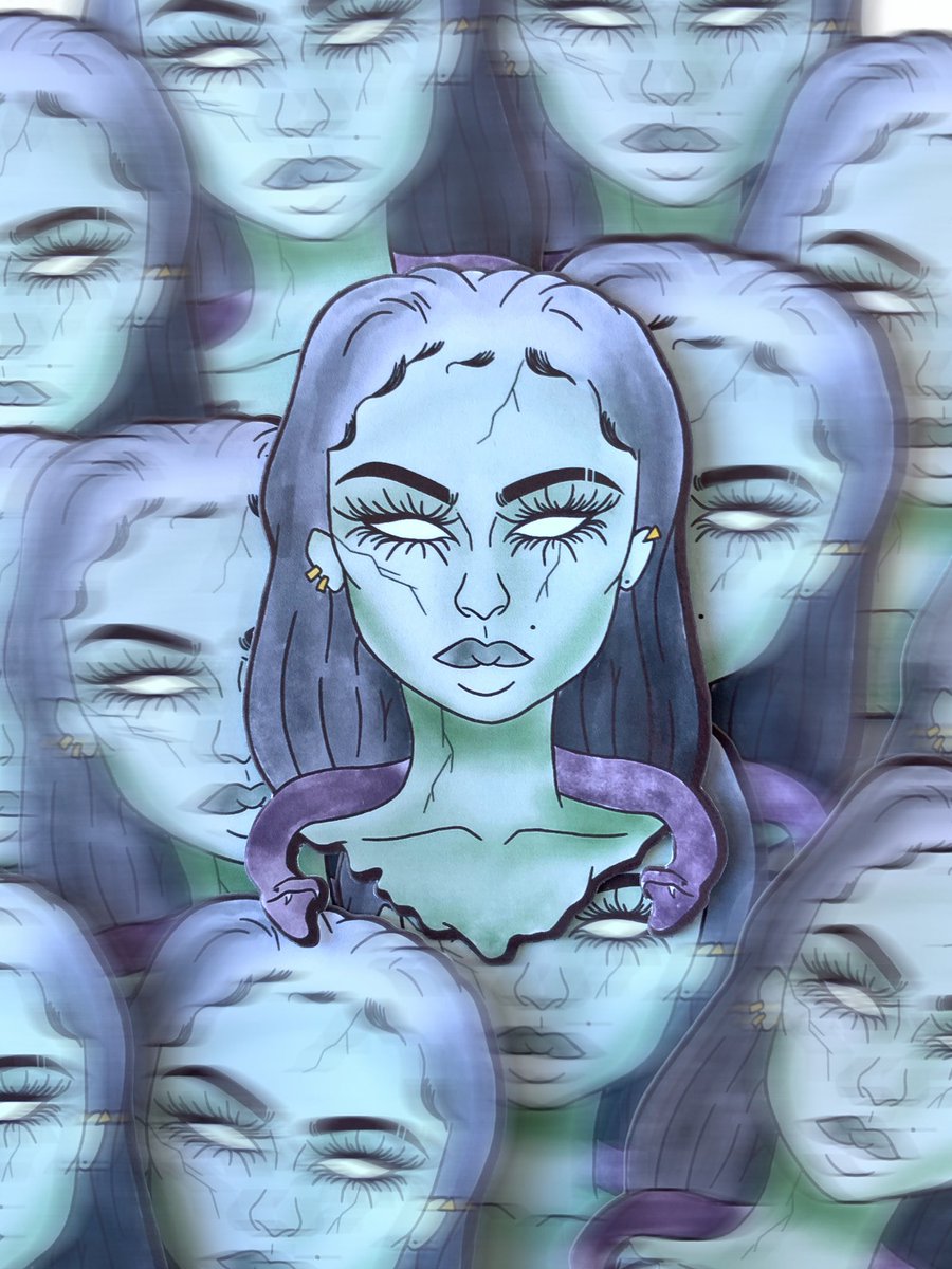 lxc_co's tweet photo. Medusa 🐍 The Snake-Haired Goddess ! https://t.co/8QeWSajX1v