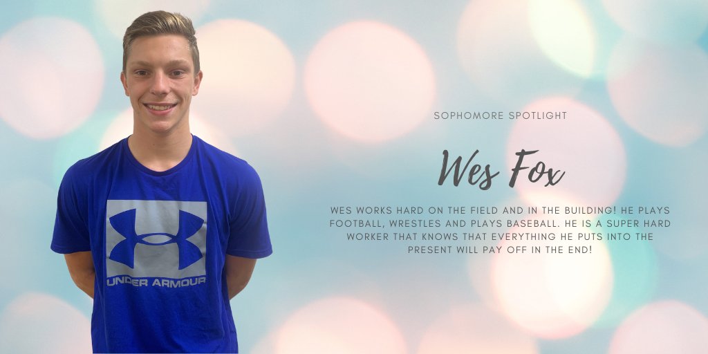 MrsWeltyHHS's tweet photo. Congrats Wes! We is one of our November Sophomore Spotlights! What a great group of 10th graders we have this year! https://t.co/b55CjFHFhr