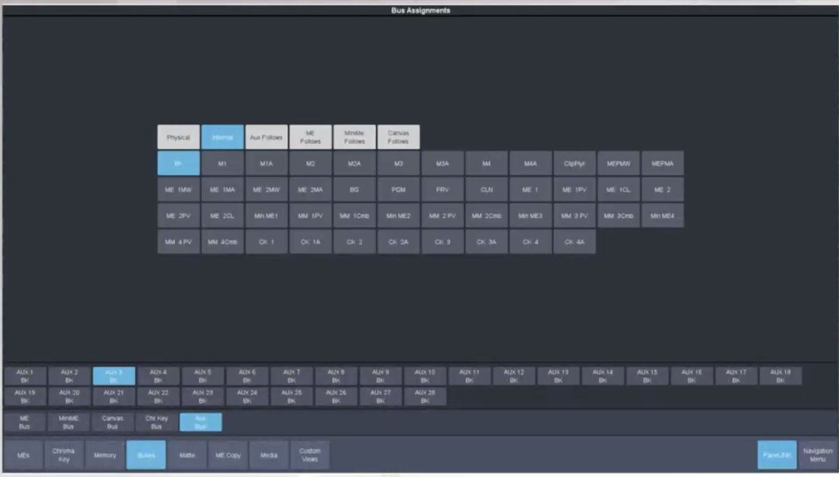 Glad to see bus selection getting an overhaul.  @ross_video  #DashBoard ME follows, bus linking, and aux delegation should be more logical than ever