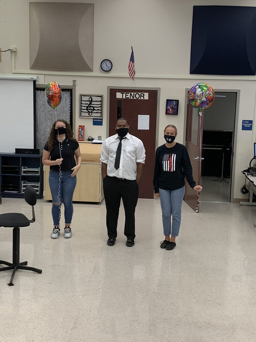 FHH_FalconFury's tweet photo. A BIG CONGRATULATION TO FOREST HILL CHORUS DEPARTMENT: Hailey Levine &amp; Sofia Villegas are 2020-2021 Florida Music Educators Association ALL-STATE WINNERS &amp; have qualified to be a part of the 2020- 2021 All-State Chorus. https://t.co/32uYYzt97f