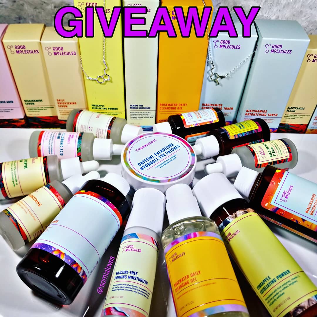 Have you entered my Good Molecules Giveaway on Instagram yet? 5 winners will get to pick out 3 products of their choice!!!
Follow the link for full details!

instagram.com/p/CGr6ZyYF_gG/…

#giveaway #skincare #instagramgiveaway #win #concours #contest