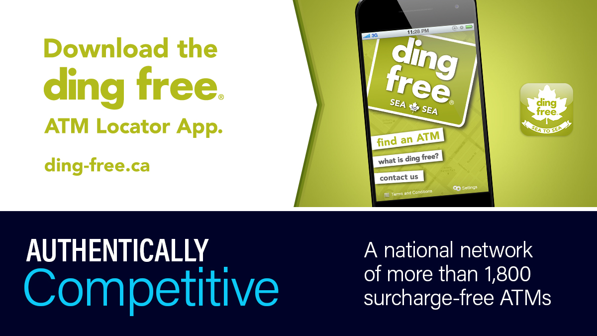 ManitobaCUs's tweet photo. As a credit union member you have access to a massive nation-wide ATM network for with no additional fees. All credit union ATMs are ding-free for Canadian credit union members. Learn more! https://t.co/hfbrJGSuKX 
#dingfree #atm #debit #canada #unique #local #banking #manitoba https://t.co/Pc7lLMaLPq
