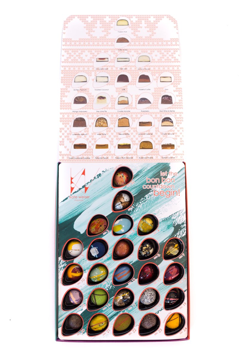 Now accepting Holiday pre-orders online!  These Bonbon Advent Calendar are in limited supply and will ship out November 16th.  Click the website link in bio to order today!