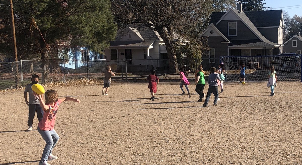 I know we never say never, but I don’t think I’m going out on a limb by saying this is the last day of outside PE for 2020. It is beautiful outside! #npspanthers