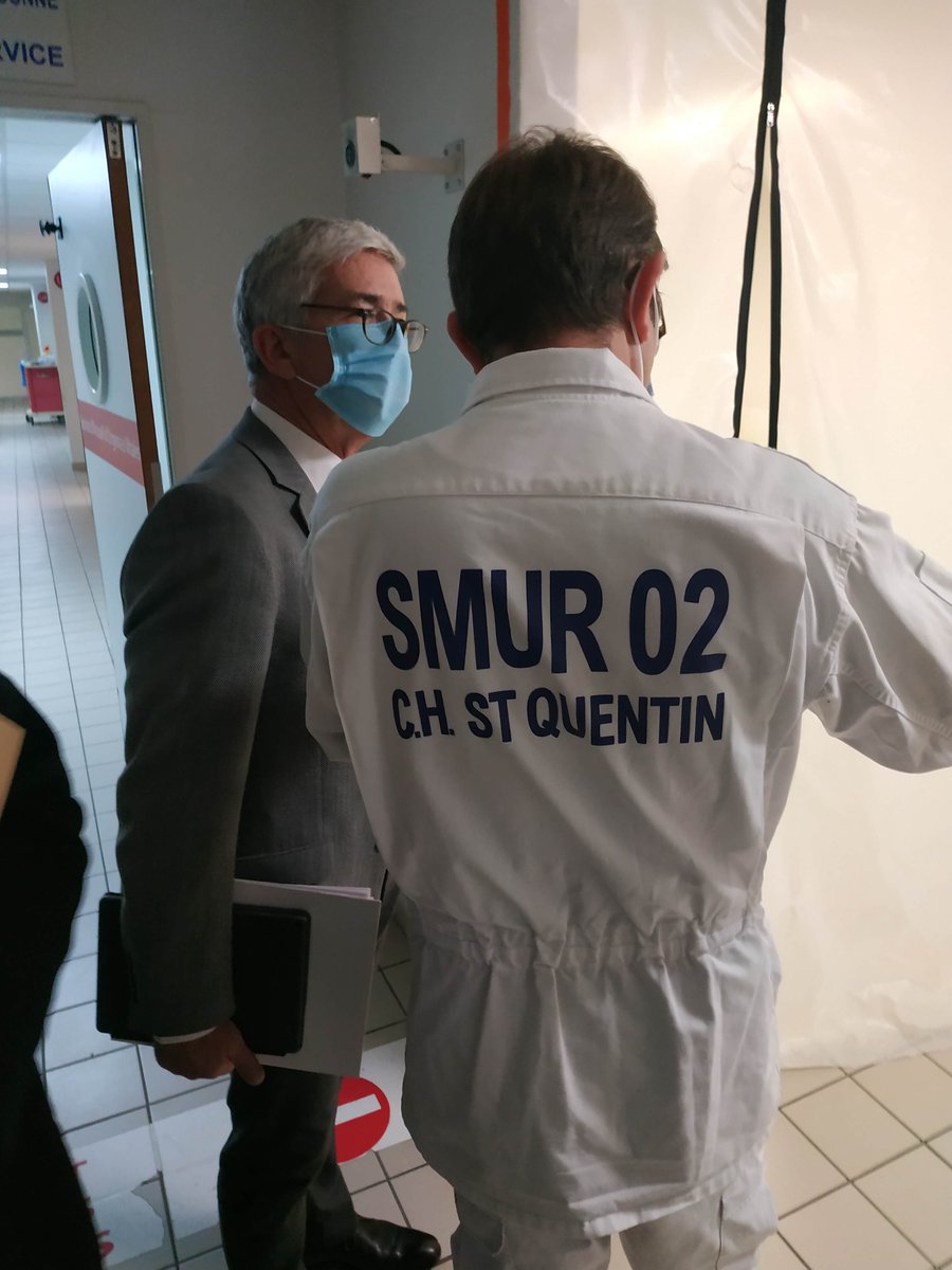 Visite  | <a href="/vallet_benoit/">Benoit Vallet</a> était aujourd'hui au CH de Saint-Quentin.  Au programme :
➡️Visite des services et rencontre des équipes soignantes
➡️Travaux avec l'équipe de coordination territoriale #Covid19 de l'Aisne