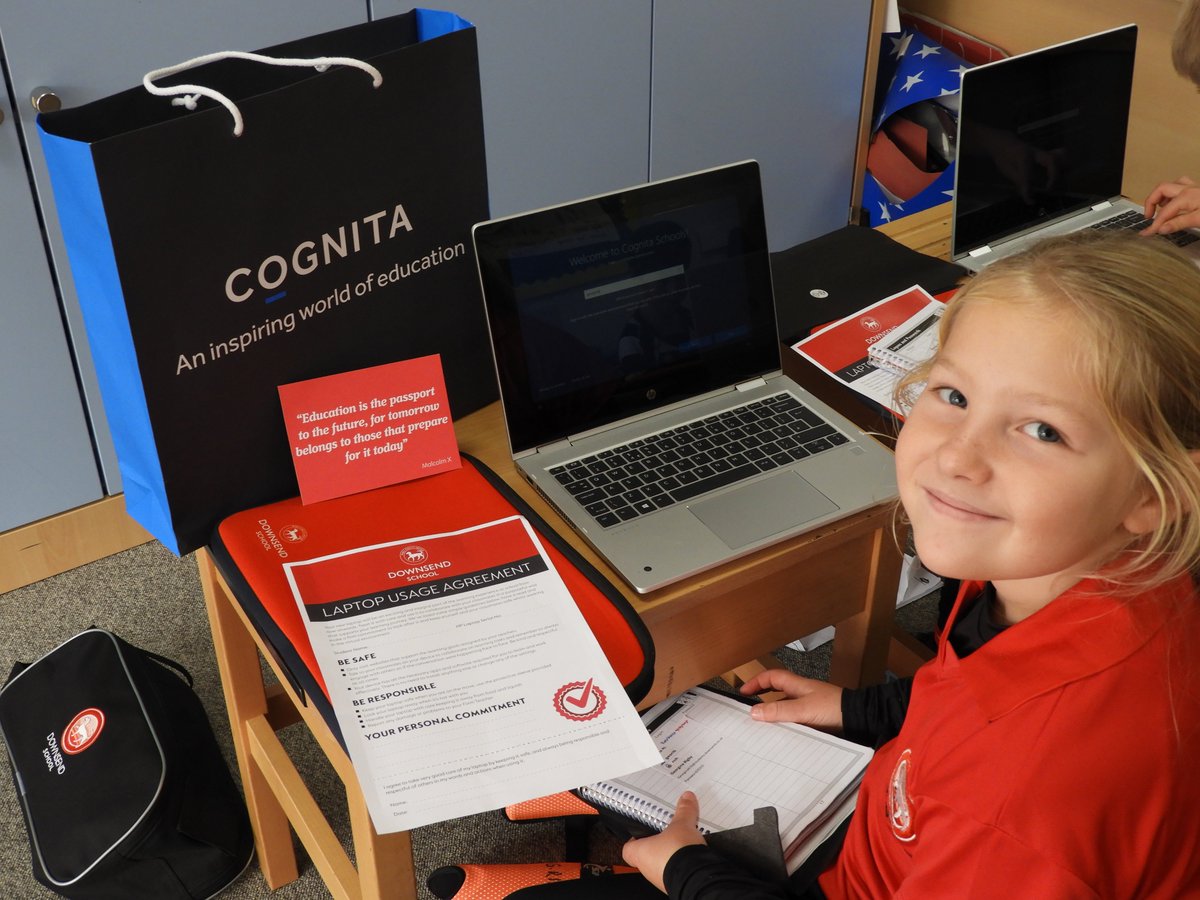 DownsendSchool's tweet photo. Year 3’s turn today as the roll-out of one to one devices in our Junior School begins! We cannot wait to see the children harnessing their natural curiosity and growing technological skills to bring their learning to life!
#developingforthefuture #digitalskills #cognitaway https://t.co/DZorwmciiC