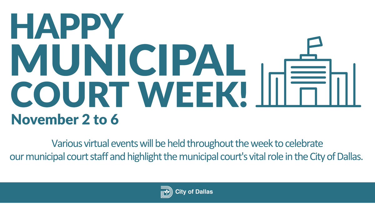 CityOfDallas's tweet photo. STARTING SOON: Join us for our #MunicipalCourtWeek Brown Bag Lunch event featuring Dr. Brenda Richardson Rowe with @HarmonyCDC who will discuss Mental Health During the Pandemic. The event will begin at 11:30 a.m.

Join online: https://t.co/visFbp8mXi https://t.co/FMUI5wBSKs