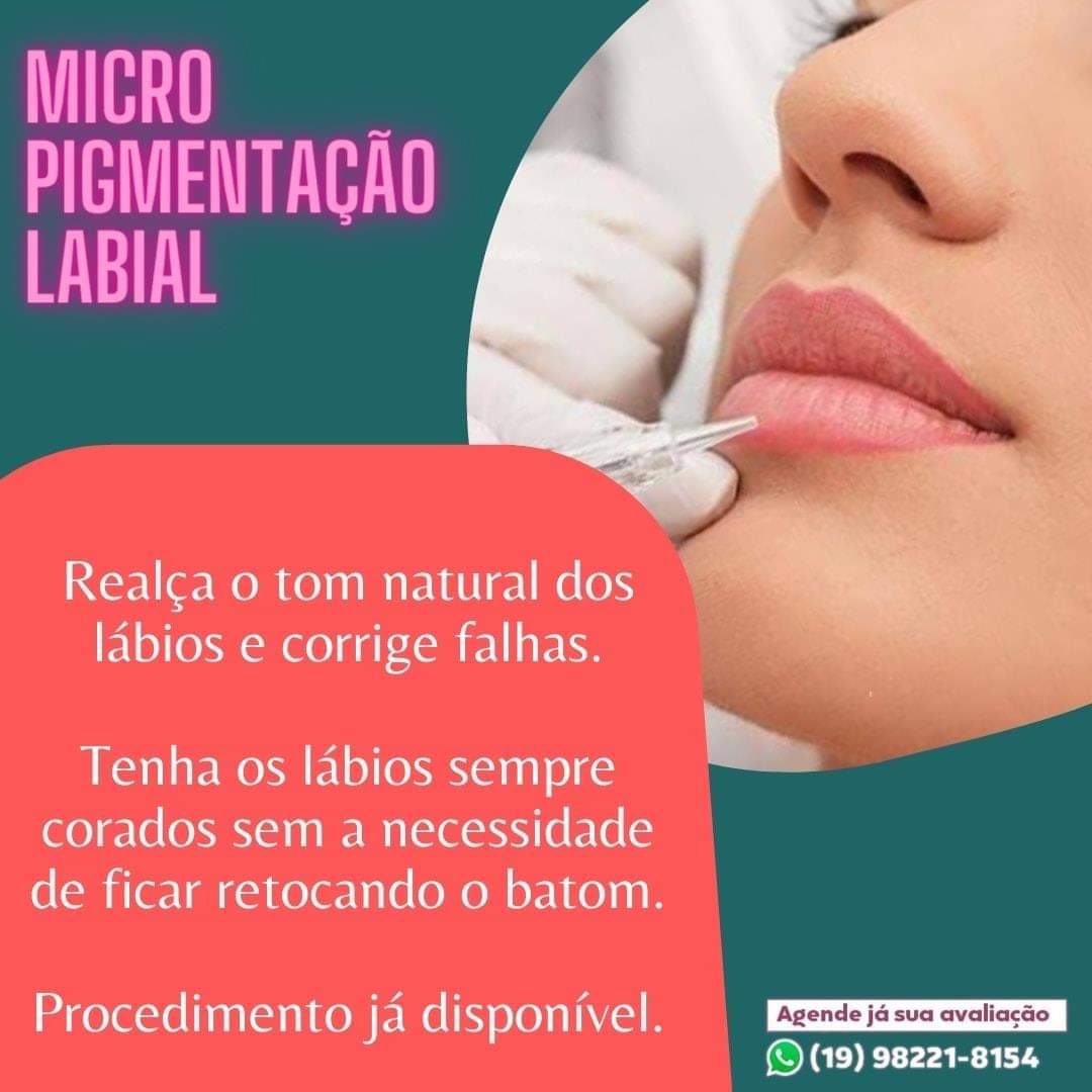 EspacoLuciana's tweet image. Micropigmentação Labial.

Realça o tom natural dos lábios e corrige falhas.

Agende já uma avaliação 😉
Whatsapp 📲 (19) 98221-8154

Siga-nos no Instagram @espacolucianacavalcante 

espacolucianacavalcante.com.br 

#micropigmentaçãolabial  #micropigmentaçãodeboca 
#preenchimentolabial