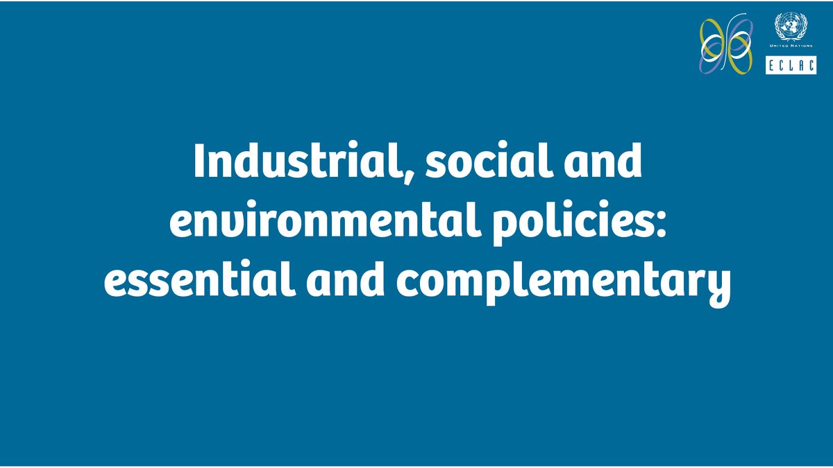 eclac_un's tweet photo. Industrial, social and environmental policies: essential and complementary.
Get to know #ECLAC’s position document launched during the most important intergovernmental conference of this @UN regional commission. https://t.co/4VZLI5RYKx
#ECLACsession2020 #PoliciesForActionECLAC https://t.co/h2S05prBrH