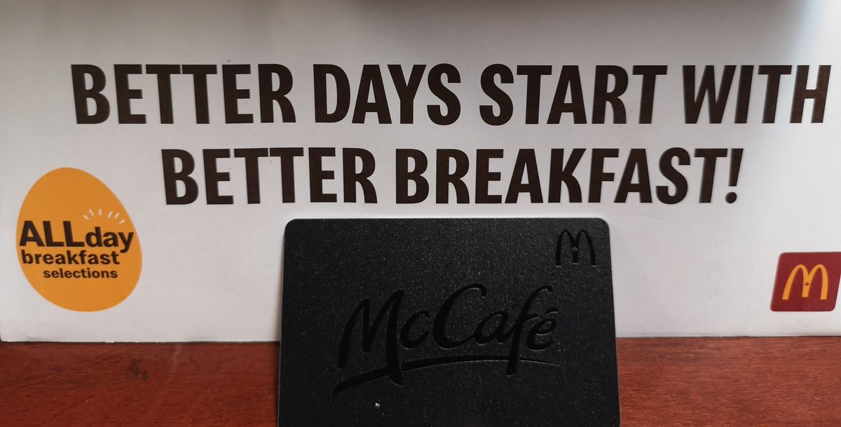 GregCKL's tweet photo. I haven't given out anything on Twitter in awhile!!
Like and Retweet this message and I'll put you in a draw for a $25 gift card! Draw tonight at 6pm!
Remember All Day Breakfast selections are now available at McDonald's!! #Contest #ContestGiveaway #winning https://t.co/f1ikXkjZYA