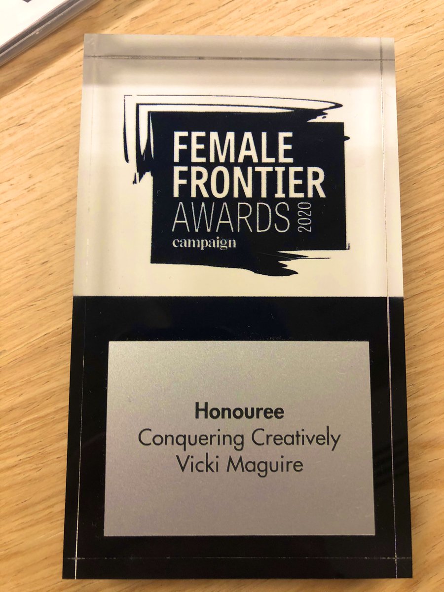 Look what just arrived. Thank you @Campaignmag @FemaleFrontiers @havas @havaslondon