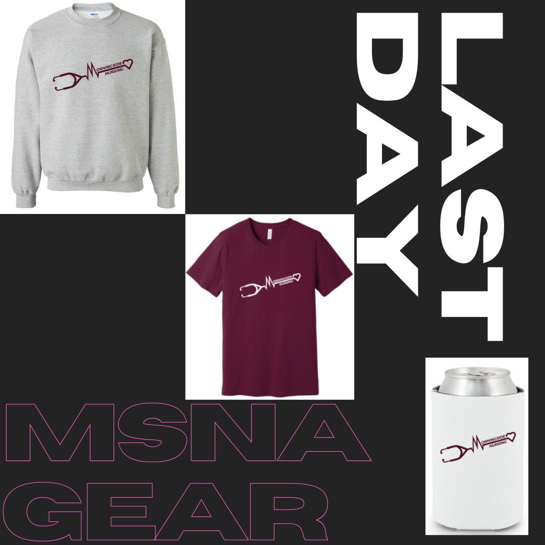 MsideNursing's tweet photo. https://t.co/ErOYd8CnzG

Don’t miss out on some awesome gear‼️ https://t.co/zScpx2aVxz