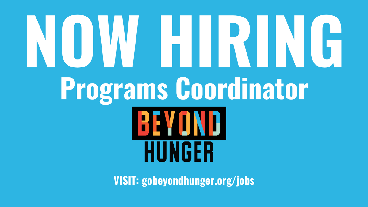 gobeyondhunger's tweet photo. We are hiring! Join our team and be part of the effort to end hunger permanently in our communities.
https://t.co/9n7Q6HE7gr
#team #hiring #healthsciences #nonprofitjobs #nonprofitcareers #socialwork #nutrition #nonprofitmanagement #programadministration https://t.co/gZLd99bh4F