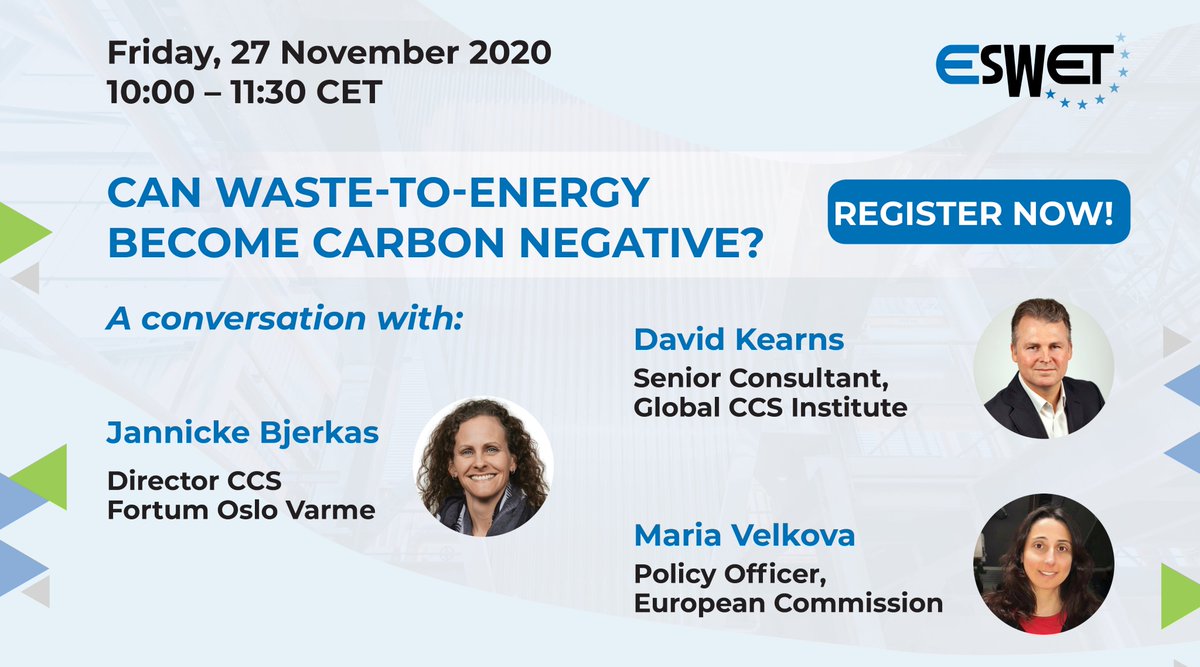 The development of #CCS in #WasteToEnergy plants can turn #waste into a negative emitter. What is still needed to make it happen?

🗓️ Join us on 27 November to find out more. 
📝 Register now 👉 eswet.eu/event-details/…